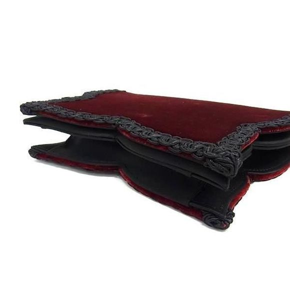 Yvessaint Laurent Yves Saint Laurent Vintage Velour Crossbody - Picture 6 of 9